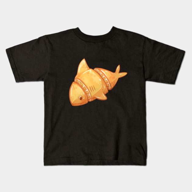 Lemon Shark Kids T-Shirt by Claire Lin